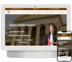 site vitrine pour un avocat au barreau de Marseille