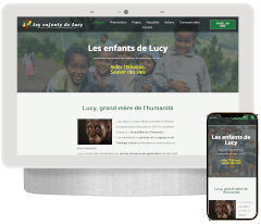 site vitrine pour une association caritative qui lève des fonds pour l Ethiopie