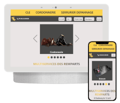 site vitrine pour une cordonnerie à Aigues Mortes