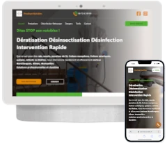 création d un site vitrine à Marsillargues pour un deratiseur.