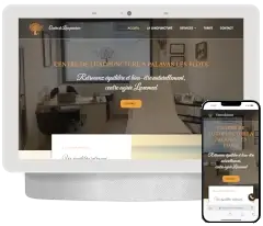 création dun site vitrine sur palavas les flots, centre de luxopuncture