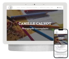 création d un site vitrine pour une photographe à Vauvert