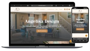 création d un site vitrine pour une décoratrice d intérieur