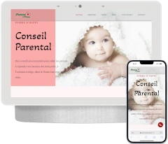 creation de site internet vitrine pour une puéricultrice à Aigues mortes