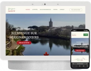 création de sites vitrine ion sportive à Sérignan