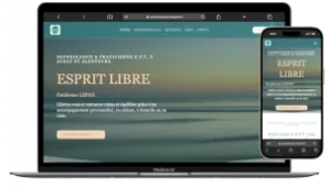 refonte d un site vitrine de sophrologie reflexologie à cote de clermont ferrand, aydat