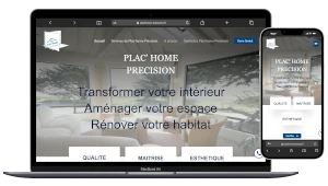 creation du site vitrine pour une entreprise du batiment, placo, à Annecy