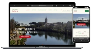création de sites vitrine ion sportive à Sérignan