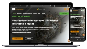 création d un site vitrine à Marsillargues pour un deratiseur.