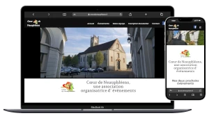 site vitrine d une association de divertissement dans les yvelines