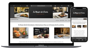site vitrine du fumoir à Aigues Mortes
