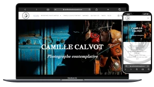 création d un site vitrine pour une photographe à Vauvert