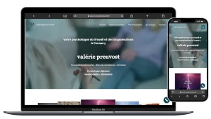 site vitrine pour un psychologue à Tours