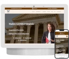 site vitrine pour un avocat au barreau de Marseille