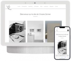 Photographe creation d un site internet pour une photographe, viviane ZENNER