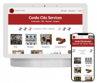 site vitrine d une cordonnerie