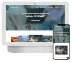 site vitrine pour un psychologue à Tours avec lien doctolib