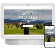 site vitrine pour le golf du puy en velay