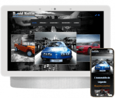 site vitrine pour la vente de voiture ancienne de prestige