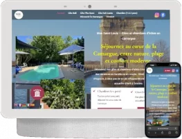 création d un site internet location gite en camargue