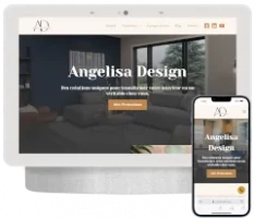 création d un site vitrine pour une décoratrice d intérieur
