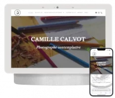 création d un site vitrine pour une photographe à Vauvert